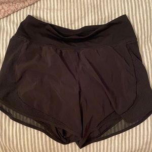 Black lulu lemon shorts
